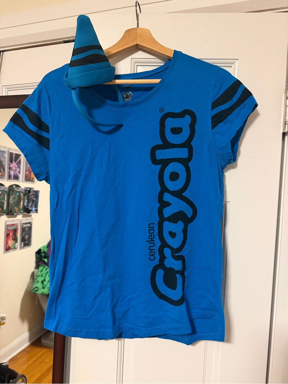 Crayola Crayon costume tee and matching headband
